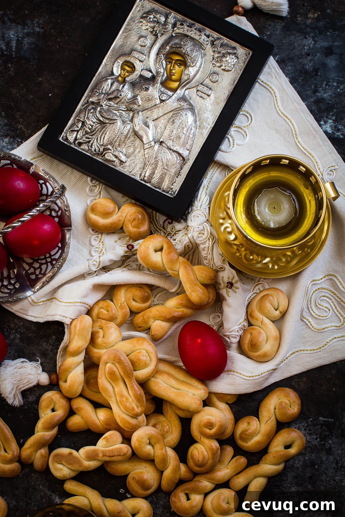 Greek Koulouria Biscuits Gluten Free