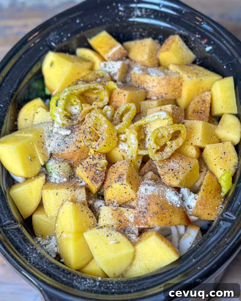 Slow cooker pot roast