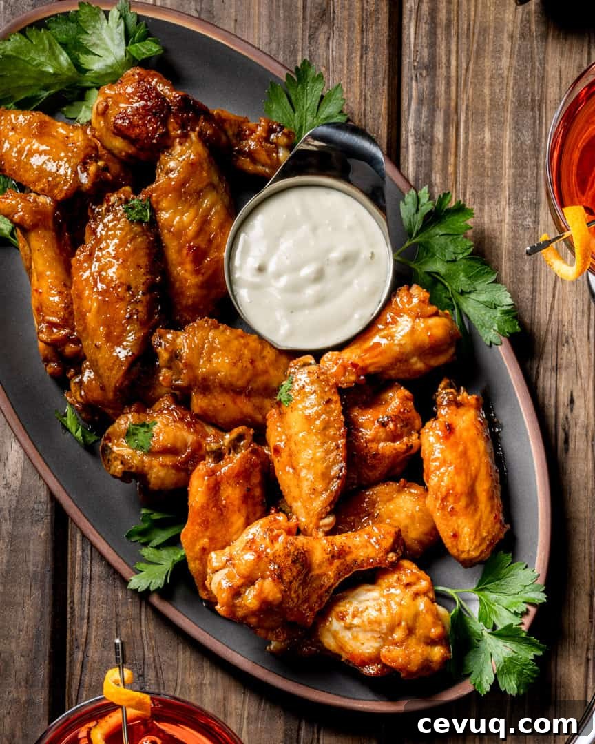 Sweet and Spicy Honey Garlic Chicken Wings